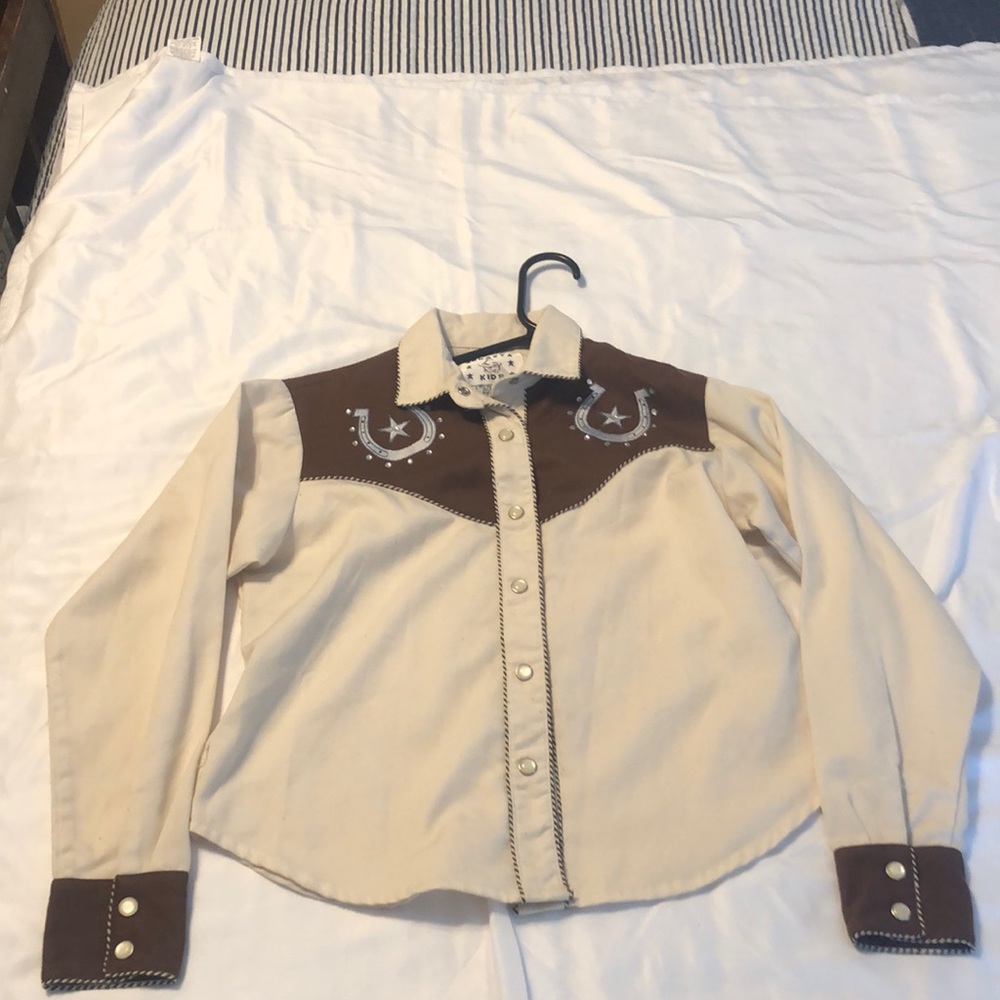Krazy Kids large western shirt